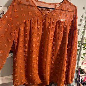 From a boutique, only worn once, popcorn detailing